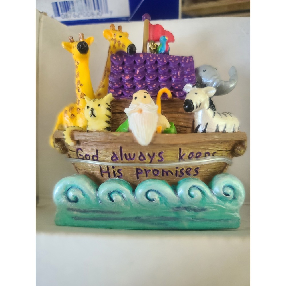 Noah's Ark Christmas Ornament Heirloom Series God Always Keeps His Promises 1997